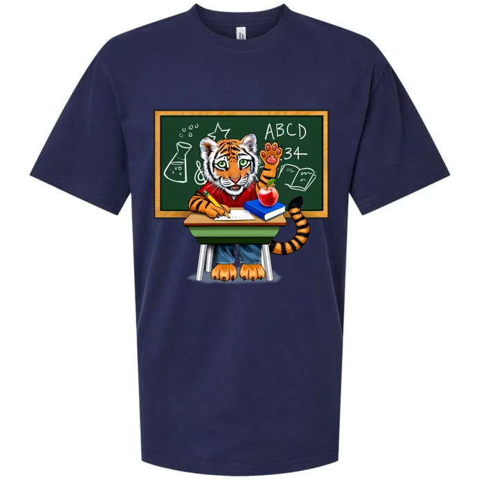 Back To School Tiger Sueded Cloud Jersey T-Shirt