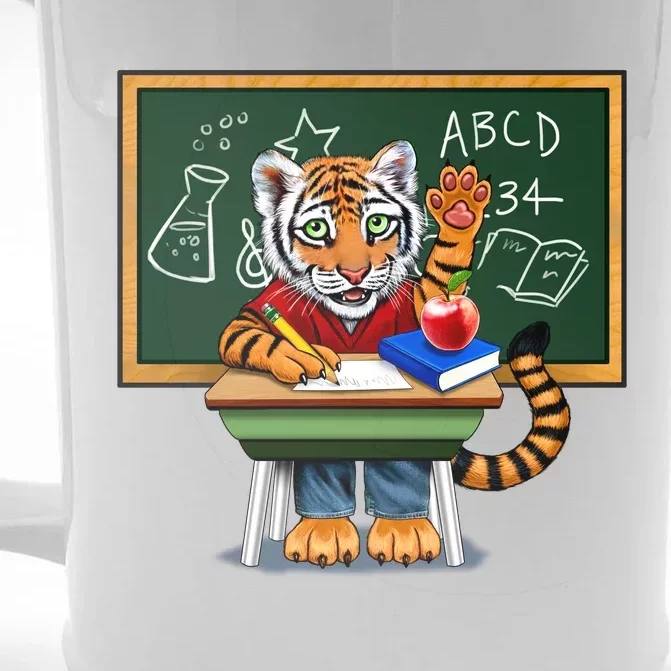 Back To School Tiger Front & Back Beer Stein