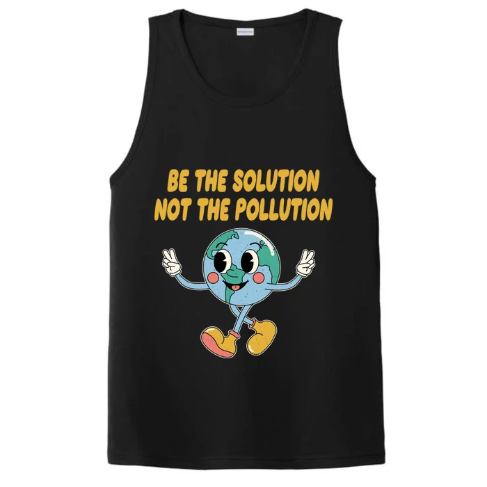 Be The Solution Not The Pollution Ecology Sustainable Gift Performance Tank