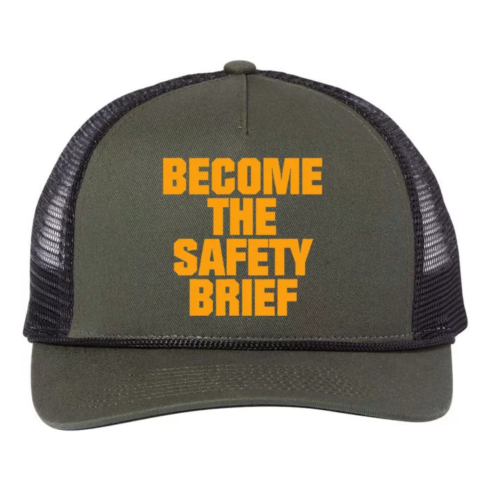 Become The Safety Brief Retro Rope Trucker Hat Cap