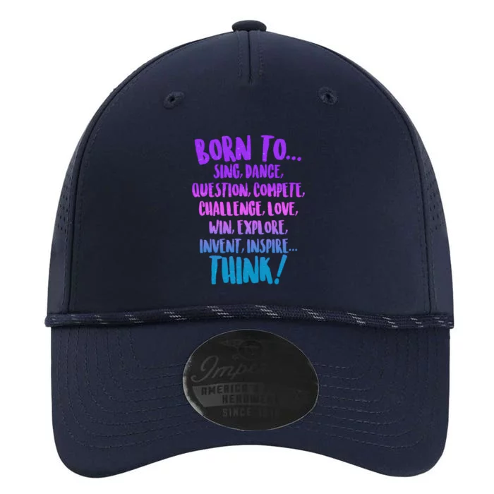 Born To Sing Dance Think Performance The Dyno Cap