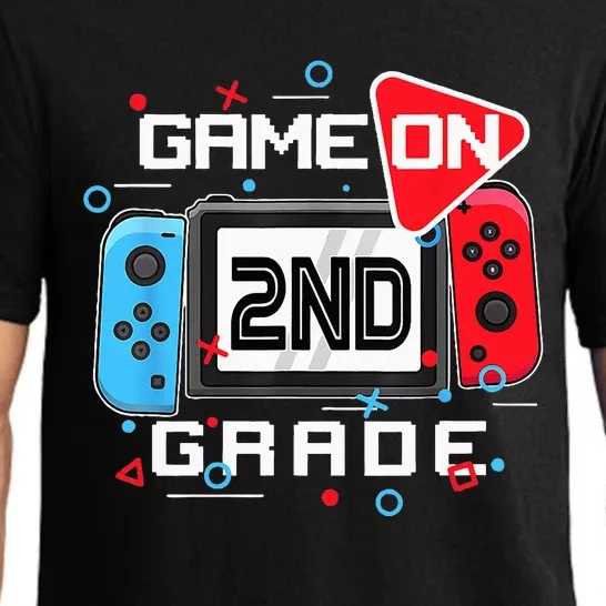 Back To School Game On 2nd Grade Funny Gamer Pajama Set