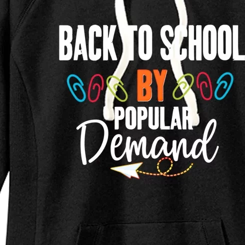 Back To School By Popular Ded Typography Gift Women's Fleece Hoodie