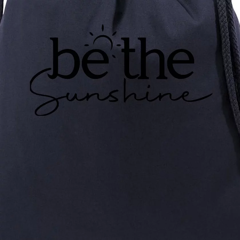 Be The Sunshine Retro Beach Vacation Summer Quote Wo Gift Drawstring Bag