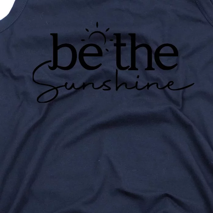 Be The Sunshine Retro Beach Vacation Summer Quote Wo Gift Tank Top