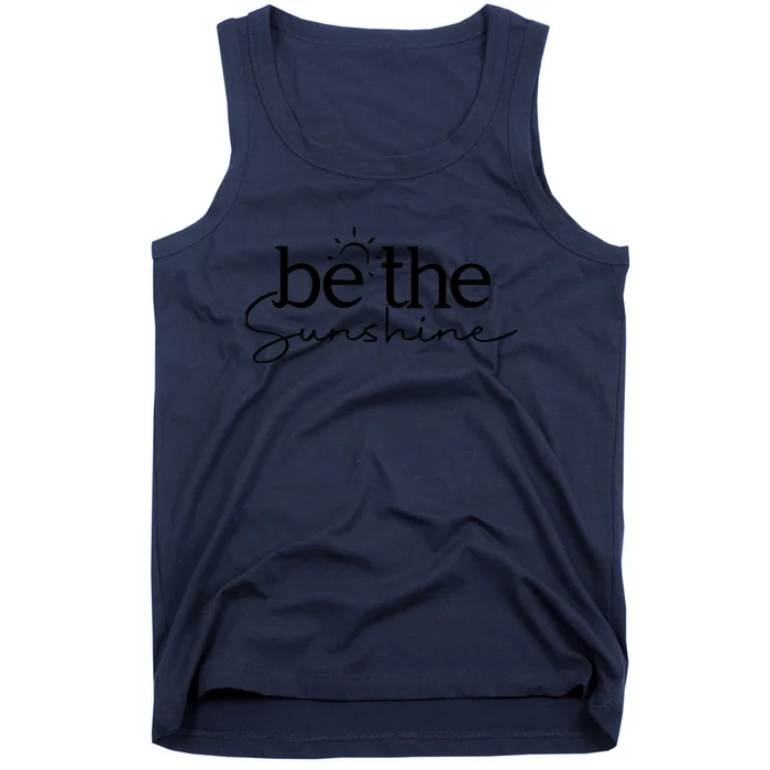 Be The Sunshine Retro Beach Vacation Summer Quote Wo Gift Tank Top