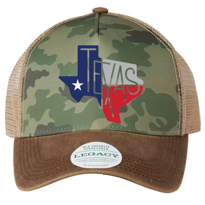 Beautiful Texas State Flag Star Silhouette Legacy Tie Dye Trucker Hat