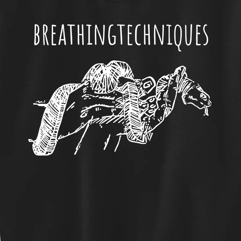 Breathing Techniques Snake Kids Sweatshirt