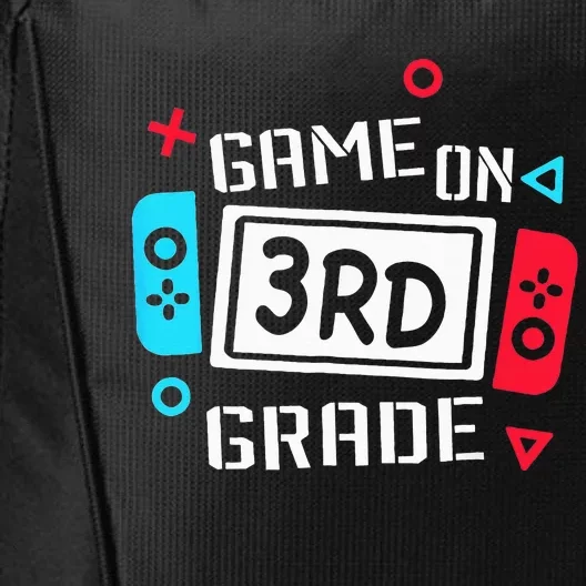 Back To School Game On Third 3rd Grade Funny Gamer City Backpack