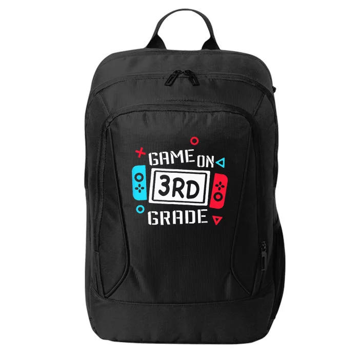 Back To School Game On Third 3rd Grade Funny Gamer City Backpack