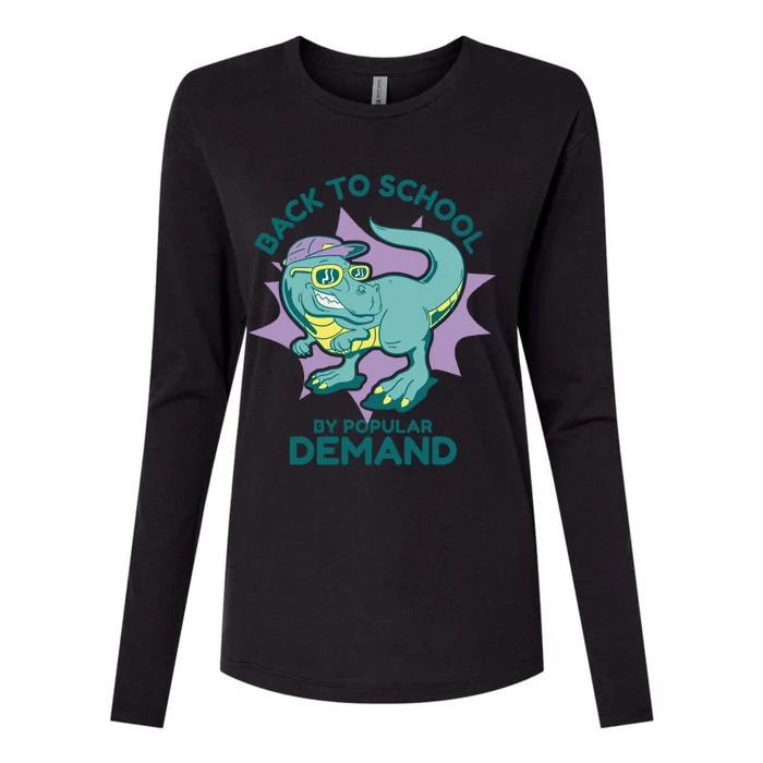 Back To School By Popular Ded Dinosaur Sunglasses Gift Womens Cotton Relaxed Long Sleeve T-Shirt