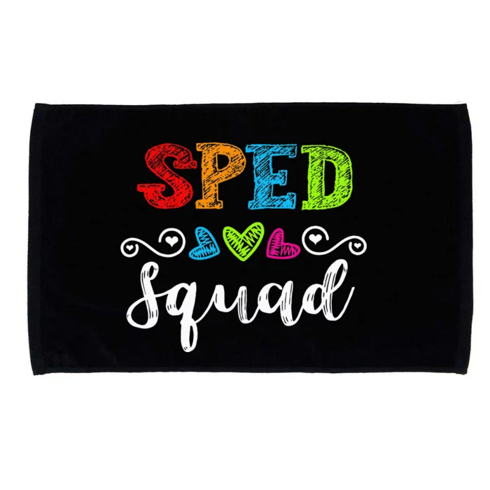 Back To School Team Gift For Special Ed Teacher Sped Squad Microfiber Hand Towel