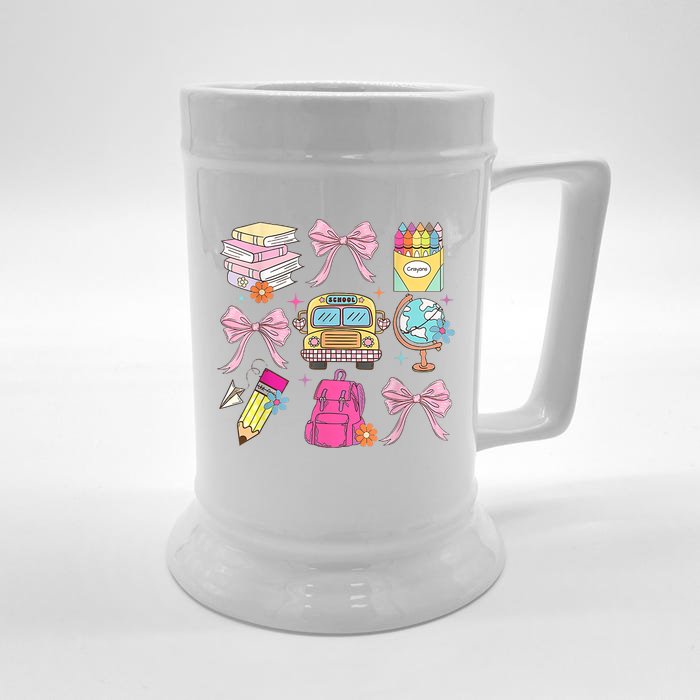 Back To School Coquette Front & Back Beer Stein