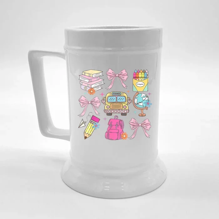 Back To School Coquette Front & Back Beer Stein