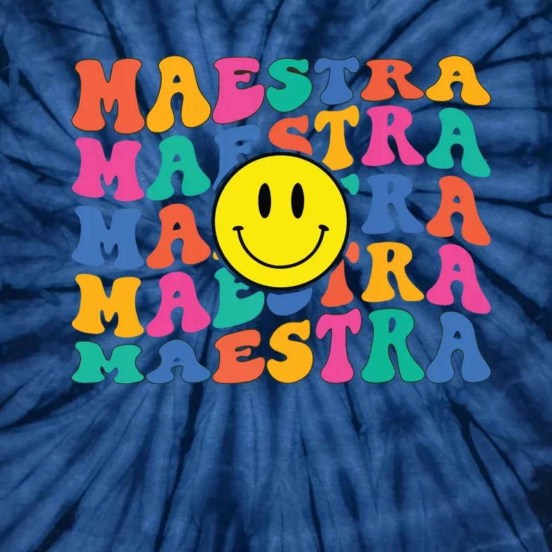 Back To School Maestra Cute Funny Spanish Teacher Tie-Dye T-Shirt