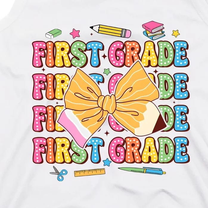 Back To School First Grade Tank Top