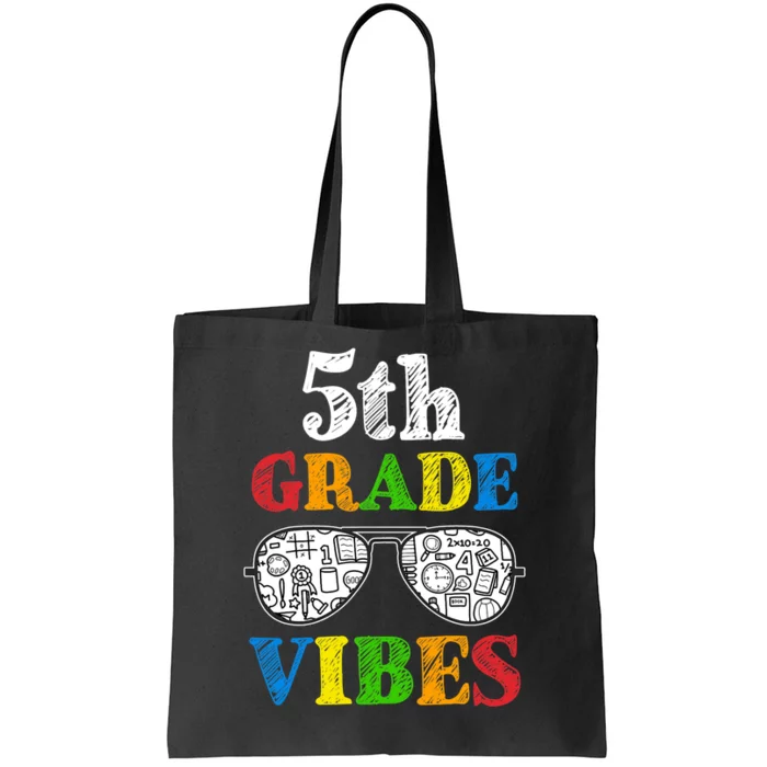 Back To School 5th Grade Vibes | First Day Teacher Kids Tote Bag