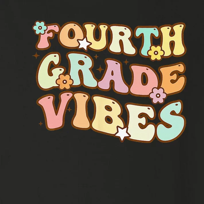 Back To School Fourth Grade Vibes Student Teacher Toddler Long Sleeve Shirt