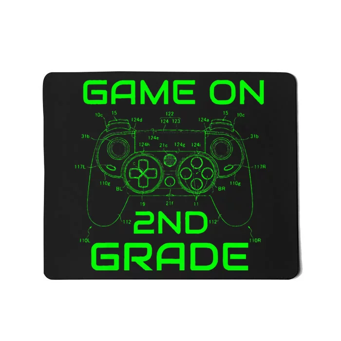 Back To School Game On 2nd Grade Funny Gamer Mousepad