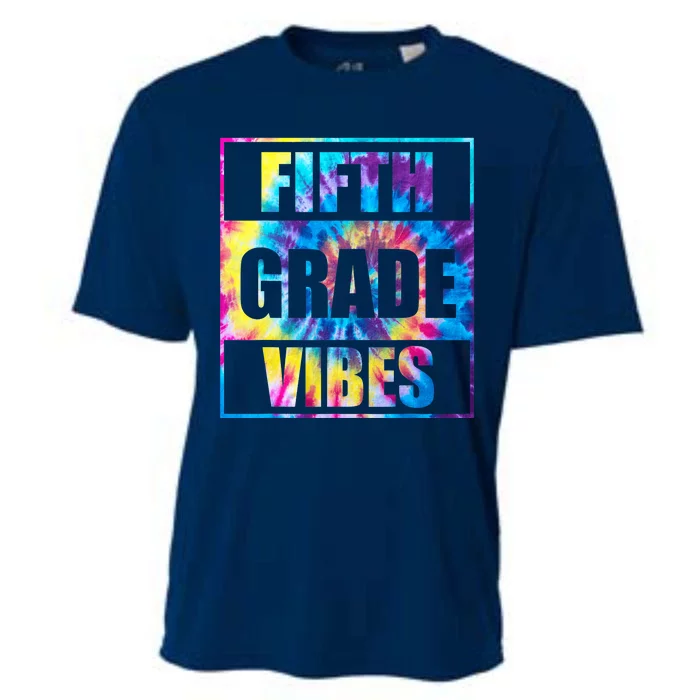 Back To School 5th Grade Vibes Tie Dye First Day Of School Teachers Cooling Performance Crew T-Shirt