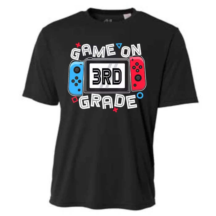 Back To School Game On 3rd Grade Funny Gamer Cooling Performance Crew T-Shirt