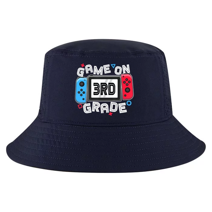 Back To School Game On 3rd Grade Funny Gamer Cool Comfort Performance Bucket Hat