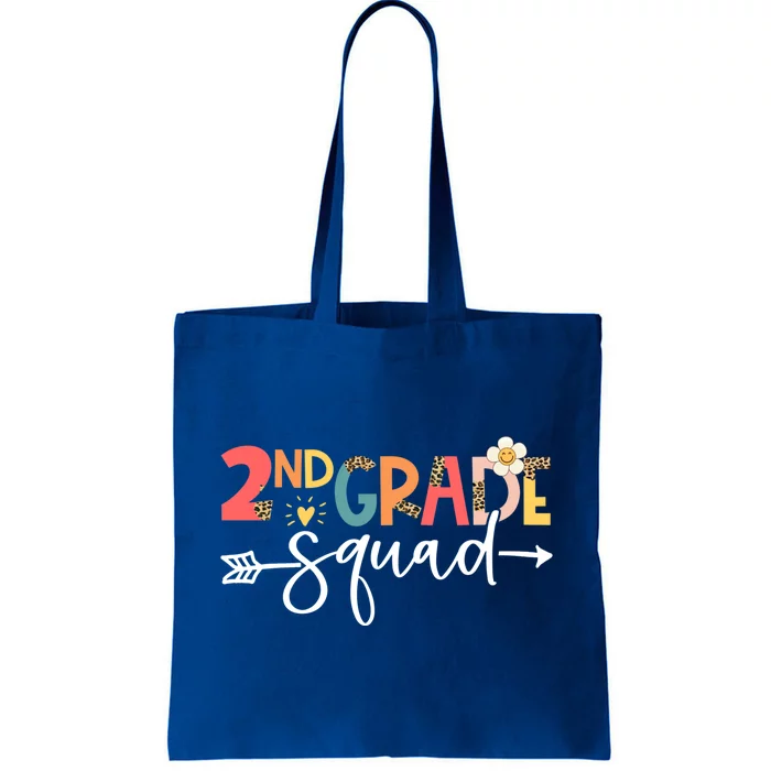 Back To School Second Grade Vibes Retro 2Nd Grade Squad Gift Tote Bag