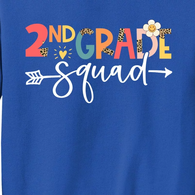 Back To School Second Grade Vibes Retro 2Nd Grade Squad Gift Tall Sweatshirt