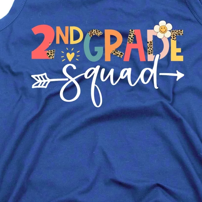 Back To School Second Grade Vibes Retro 2Nd Grade Squad Gift Tank Top