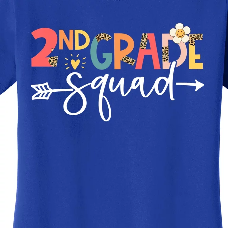 Back To School Second Grade Vibes Retro 2Nd Grade Squad Gift Women's T-Shirt