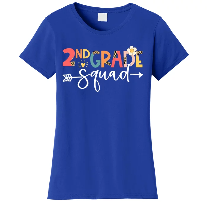 Back To School Second Grade Vibes Retro 2Nd Grade Squad Gift Women's T-Shirt