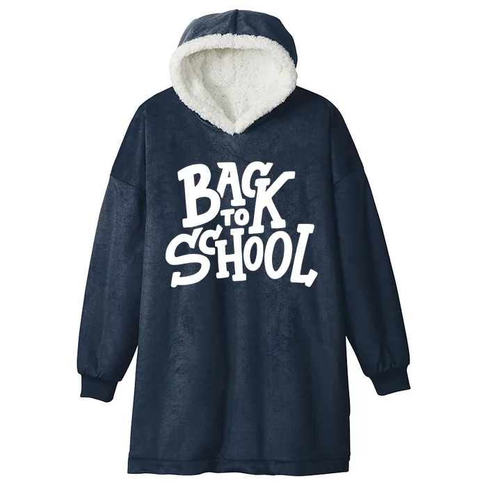 Back To School Gift Hooded Wearable Blanket