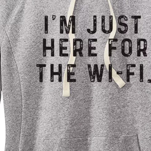 Back To School; IM Just Here For The Wifi. Women's Fleece Hoodie