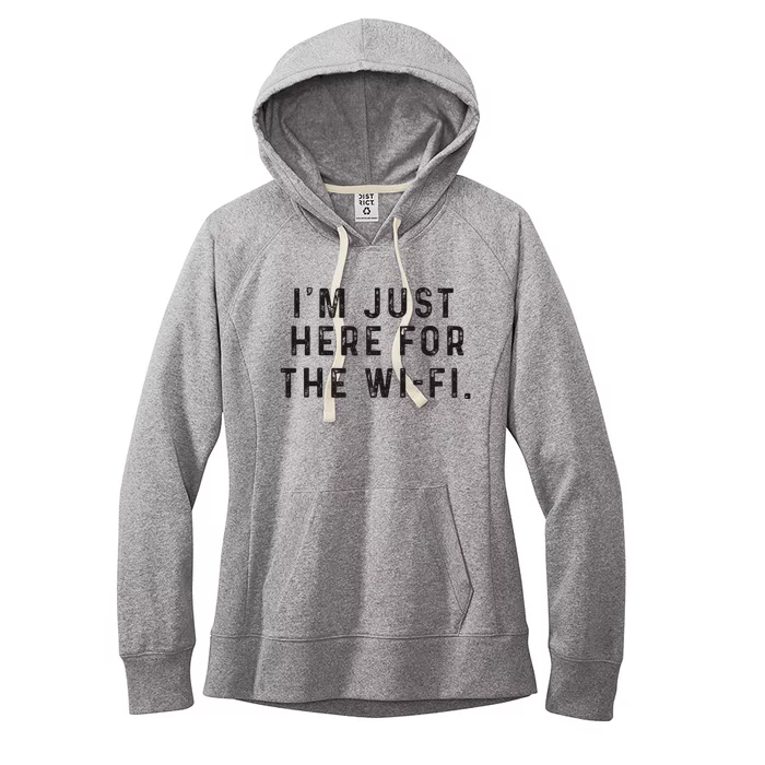 Back To School; IM Just Here For The Wifi. Women's Fleece Hoodie