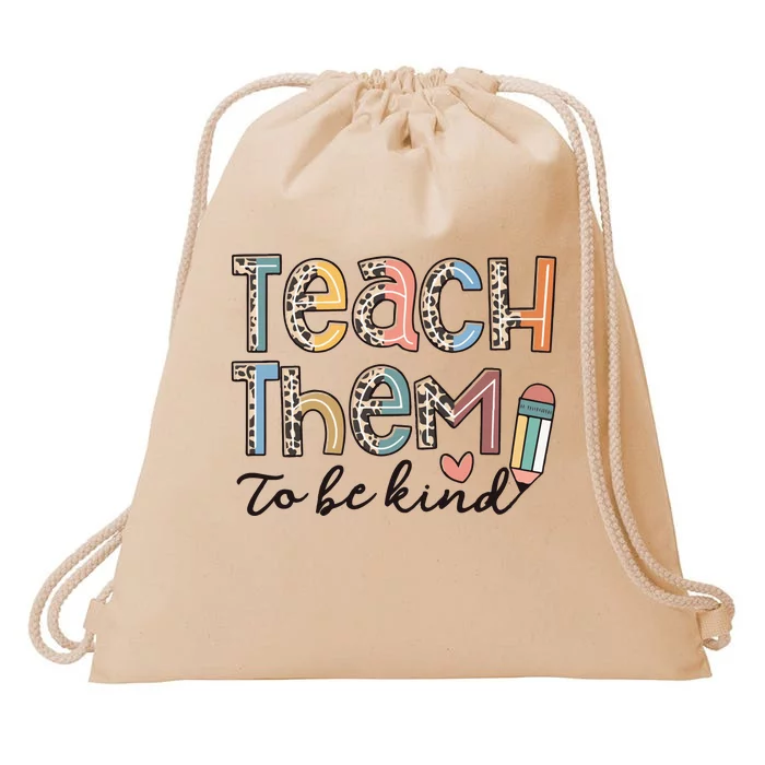 Back To School Teacher Drawstring Bag