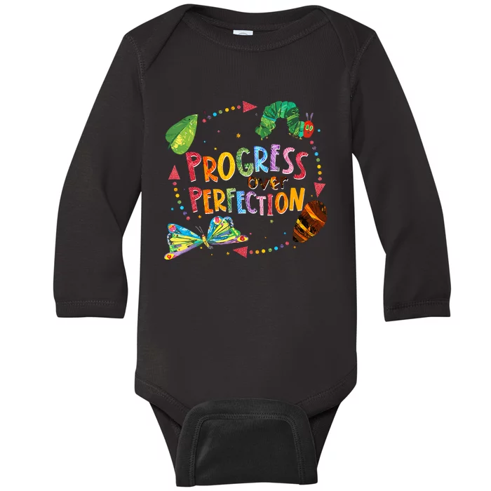 Back To School Teacher Baby Long Sleeve Bodysuit