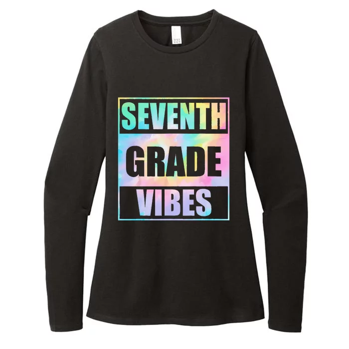 Back To School 7th Grade Vibes First Day Of School Teachers Womens CVC Long Sleeve Shirt