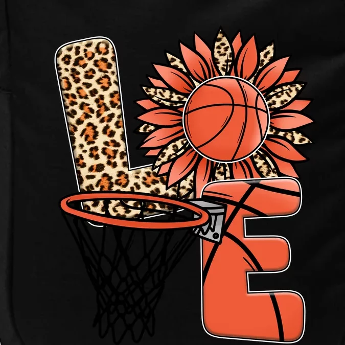 Basketball T Shirts Love Leopard Sunflower Graphic Plus Size Impact Tech Backpack