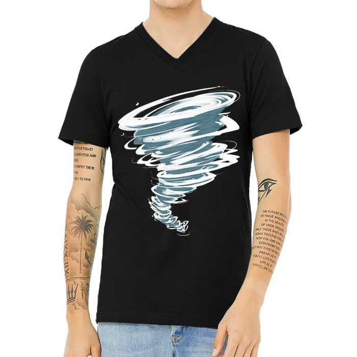 Best Tornado Storm Hunter Weather Meteorology V-Neck T-Shirt