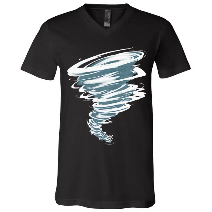 Best Tornado Storm Hunter Weather Meteorology V-Neck T-Shirt