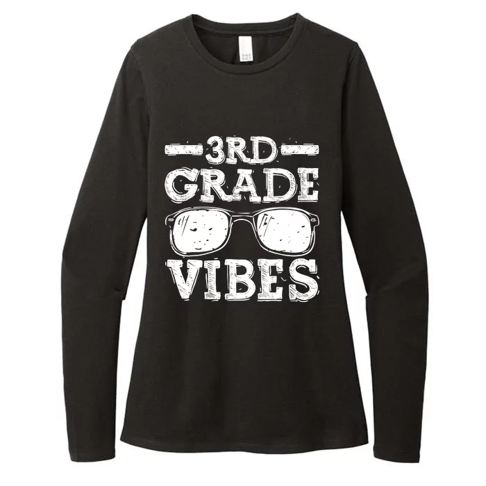 Back To School 3rd Grade Vibes First Day Boy Girl Womens CVC Long Sleeve Shirt