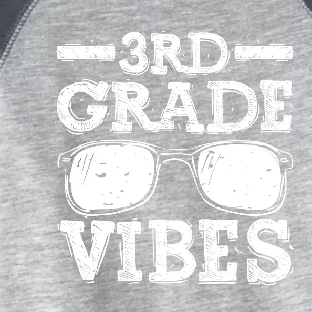 Back To School 3rd Grade Vibes First Day Boy Girl Toddler Fine Jersey T-Shirt