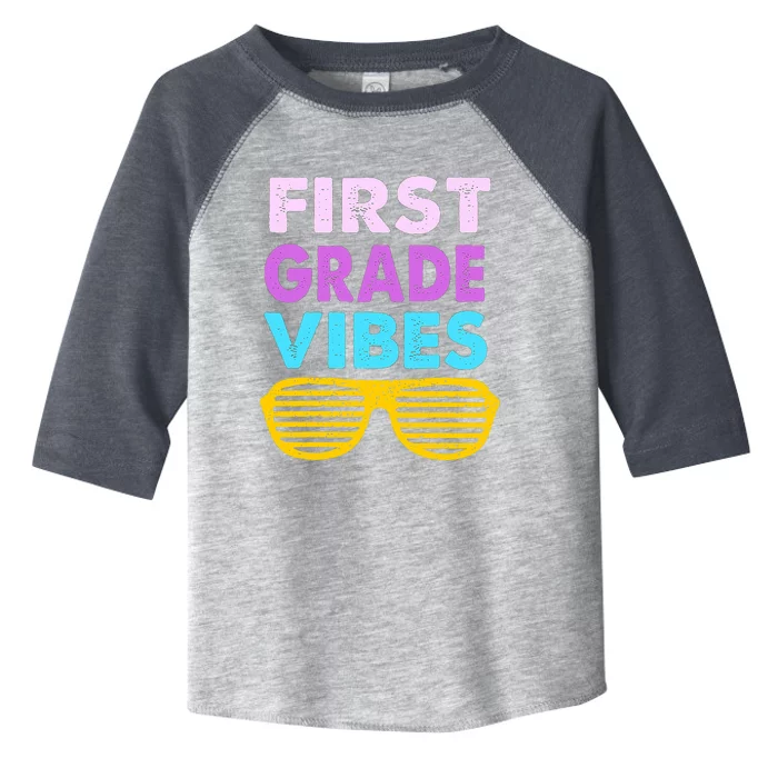 Back To School 1st Grade Vibes First Day Of School 1st Grade Toddler Fine Jersey T-Shirt