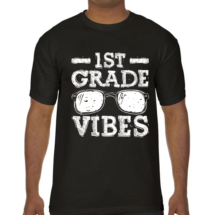 Back To School 1st Grade Vibes Shirts First Day Teacher Kids Comfort Colors T-Shirt