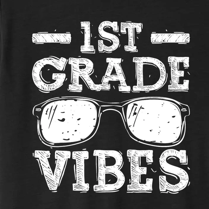 Back To School 1st Grade Vibes Shirts First Day Teacher Kids ChromaSoft Performance T-Shirt