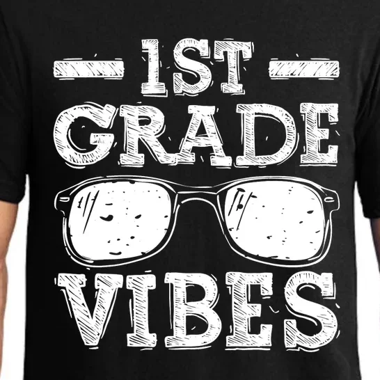 Back To School 1st Grade Vibes Shirts First Day Teacher Kids Pajama Set