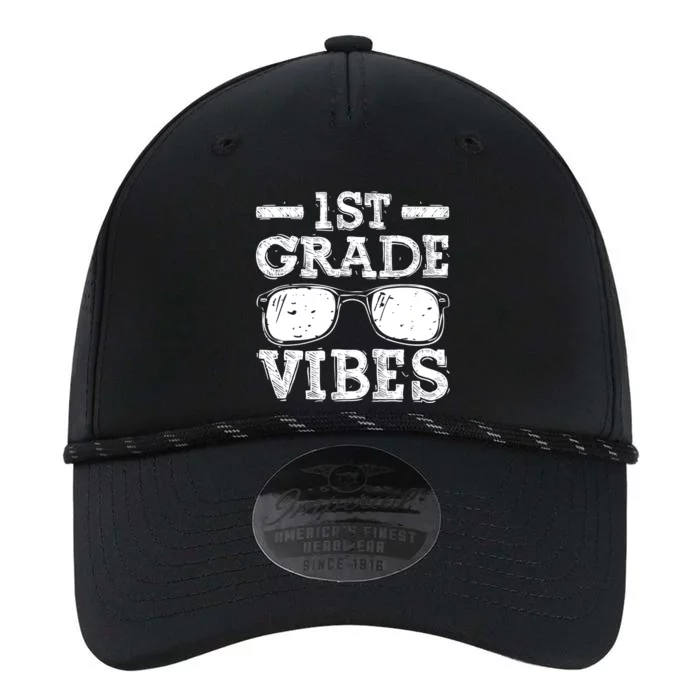 Back To School 1st Grade Vibes Shirts First Day Teacher Kids Performance The Dyno Cap