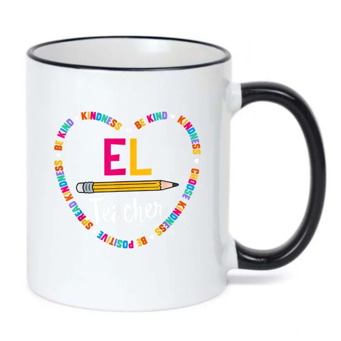 Back To School Tee EL Teacher English Learner Squad. Black Color Changing Mug