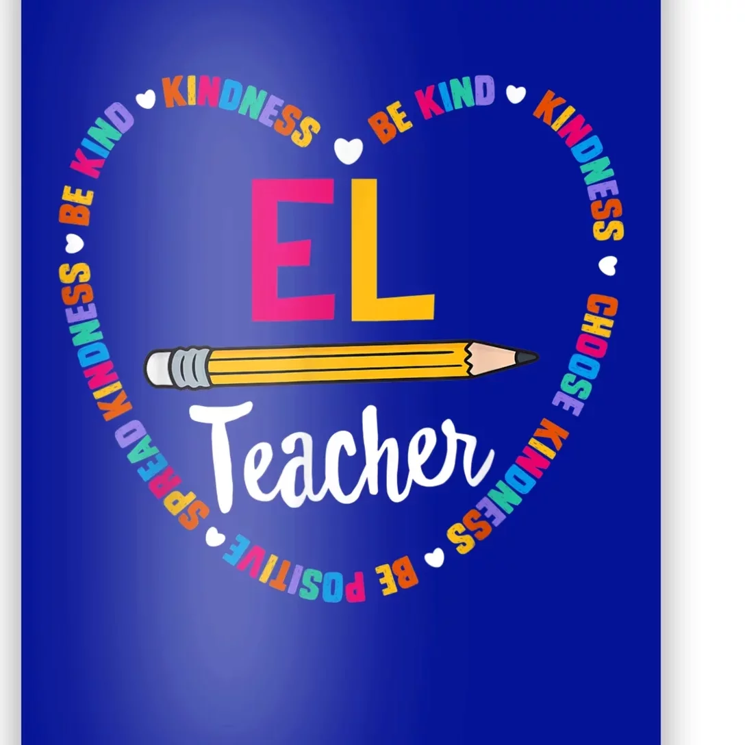 Back To School Tee EL Teacher English Learner Squad. Poster