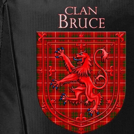 Bruce Tartan Scottish Plaid Lion Rampant City Backpack